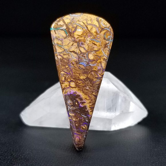 Australian Koroit Opal * boulder opal cab 35.47 x 16.04 x 10.80mm * LKO145L5 - Picture 10 of 13